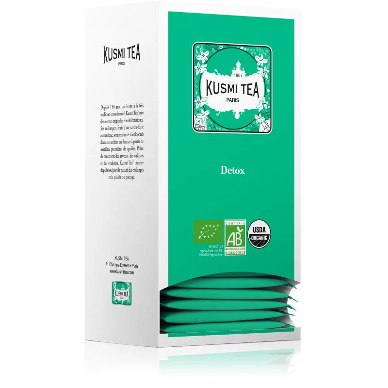 Detox Bio - Étui carton 25 sachets KusmiPro - 50g
