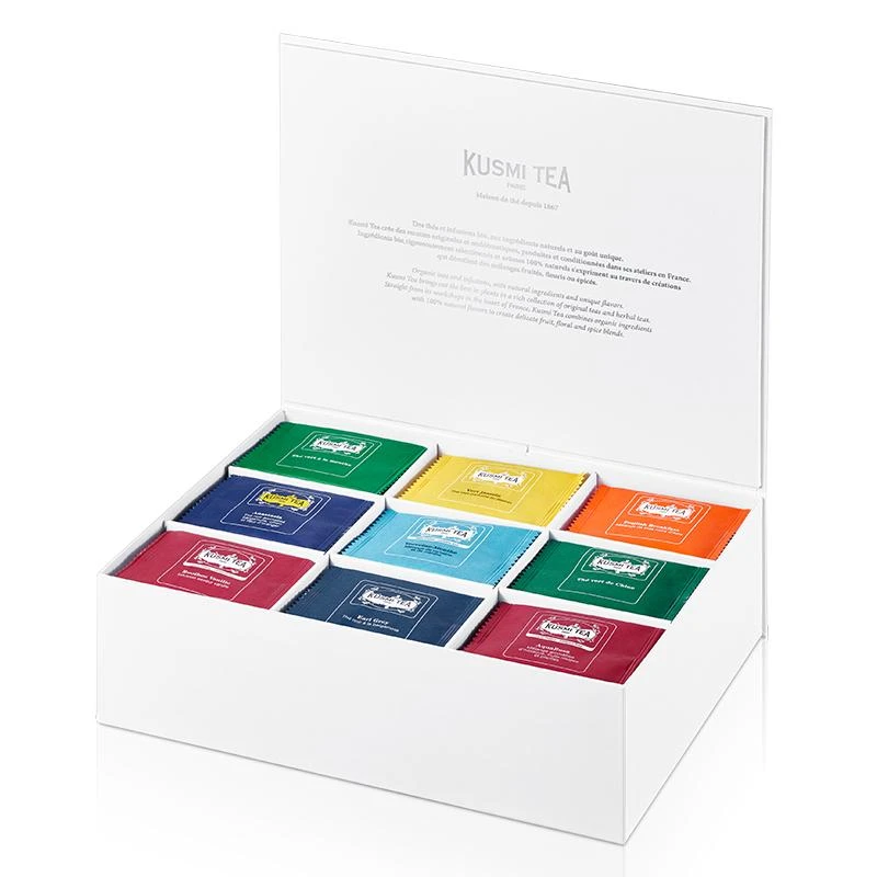 Sélection Kusmi Tea Bio - Coffret 100 sachets KusmiPro bio enveloppés